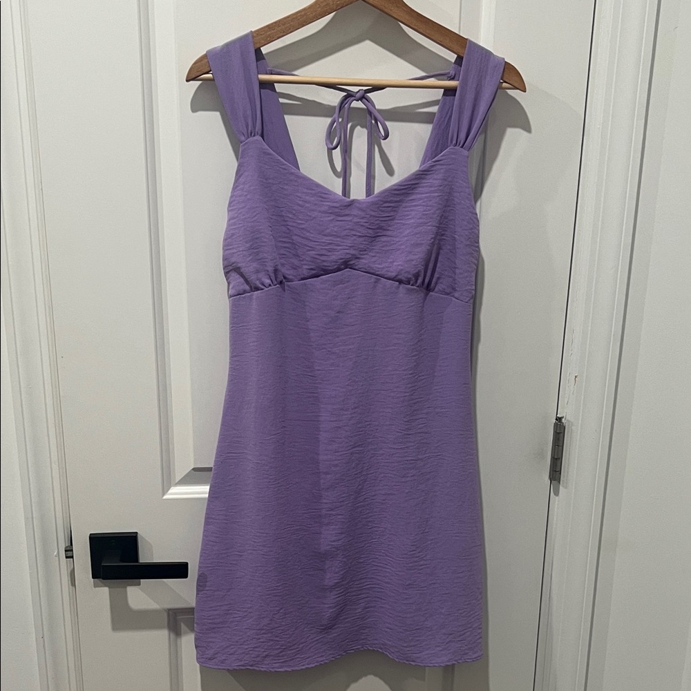 Rolla Coster Lavender Mini Dress with Tie‎ Back Size Large
